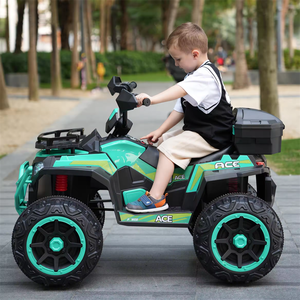 24V Electric Ride-On <span class=keywords><strong>Car</strong></span> para Crianças Bateria Operado Controle Remoto Nova Condição 2-Seater Brinquedos para 2 4 Anos 4 Rodas 12V Bateria - Product Image 2