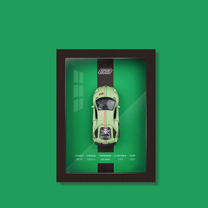 Miniauto 1:32 coche 3D estéreo pared arte 3D marco de fotos para decoración del hogar para adornos de escena simulados y regalo de colección - Product Image 5