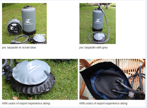 BAOLONG 11L Bleu – Réservoir de <span class=keywords><strong>Douche</strong></span> Portable à Pression pour Camping et Extérieur, en PVC Taraulin, Type Jerrycan - Product Image 2