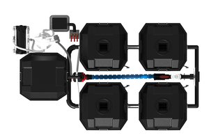 Nuevo Sistema de Cultivo Aeropónico en Cubetas de 4, 8 y 16 Sitios para Cultivo Interior de Tomates y Cáñamo - Product Image 5
