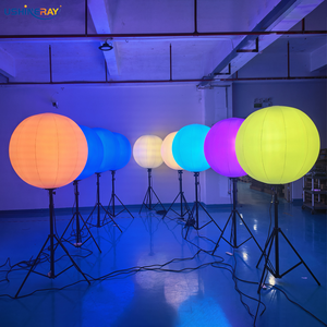 Remote Control Fast Setup Tripod Work Lamp 100w Rgb IP54 Battery Powered Led <b>Balloon</b> Light Tower For Events Parties - Product Image 4