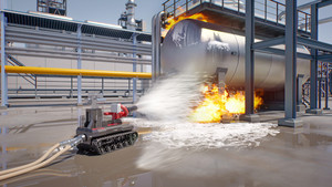 Robot de lutte contre les incendies industriel Sevnce Robotics, antidéflagrant, avec canon à mousse et à eau pour environnements dangereux - Product Image 3