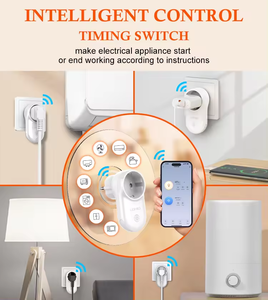 Ln tomada inteligente <span class=keywords><strong>wifi</strong></span> smart eu, controle remoto de longo alcance, tomada de saída <span class=keywords><strong>wifi</strong></span>, lâmpada noturna led - Product Image 3