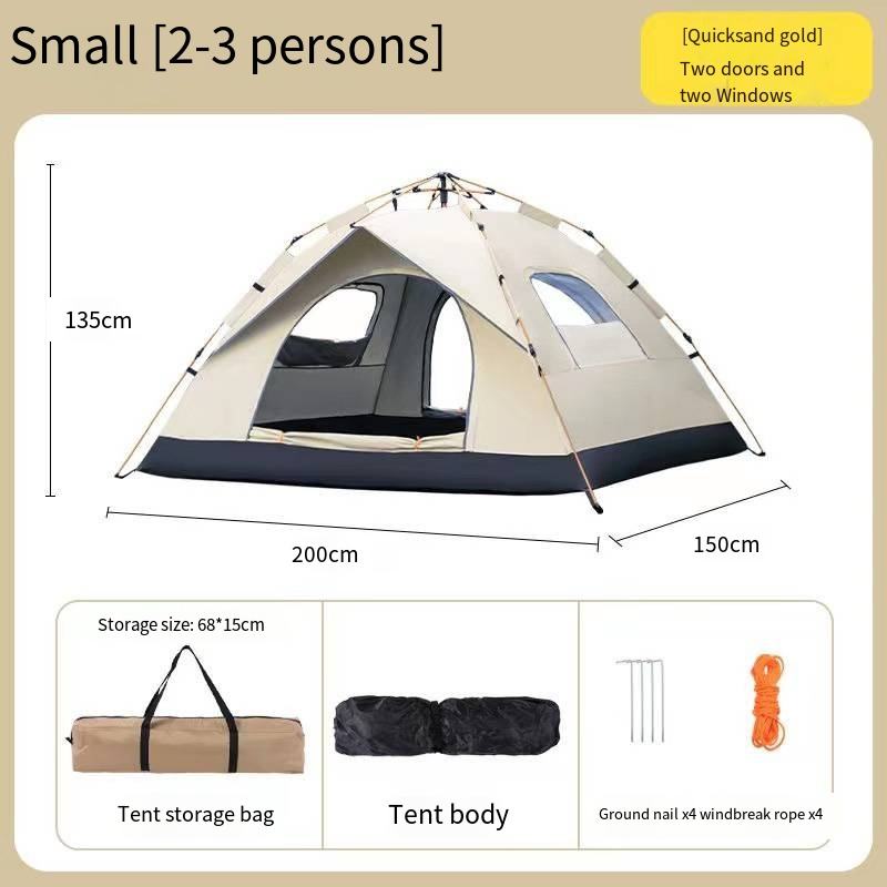 Quicksand gold [two doors and two window version] tent