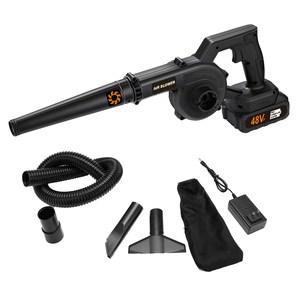 Souffleur et Aspirateur Électrique Industriel Portable KQ-821006 21V avec Câble, Vitesse Variable, Outil de Soufflage de Feuilles DIY, Batterie au Lithium - Product Image 2