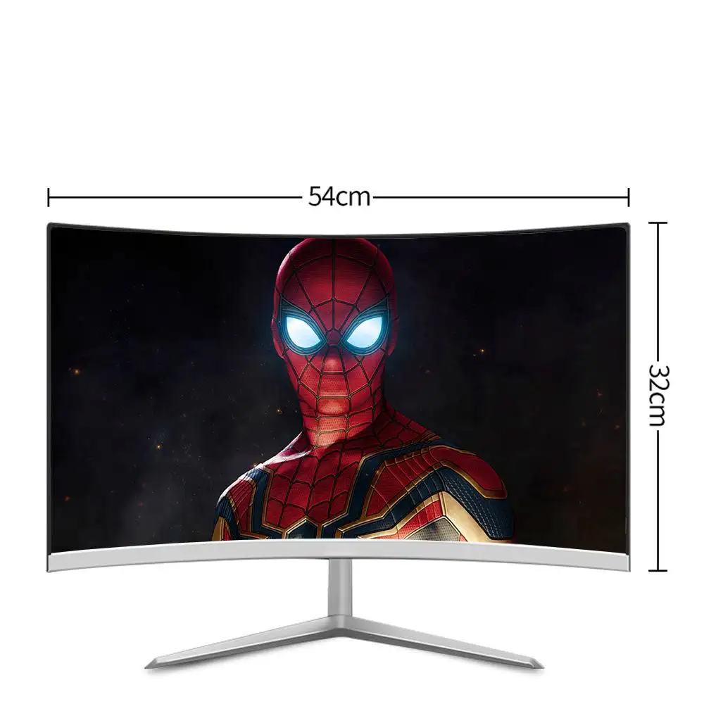 Hazır gemi ucuz masaüstü standı 4k pc led 27 inç oyun playstation geniş 19 inç toplu kavisli büyük lcd bilgisayar ekran monitör