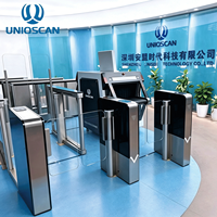 Système de contrôle d'accès UNIQSCAN Smar Peed Gate : Portillon pivotant, Portillon à tripode, Tourniquet