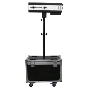 Projecteur de scène RGBW 350W Premium Stable avec contrôle DMX512 pour événements et spectacles en direct, lumière du jour 6000K, IP20, en aluminium et bois - Product Image 1