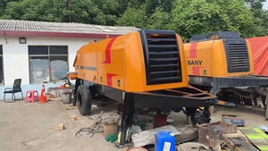 Camion malaxeur à béton HBT6013C-5 60, camion pompe automobile à vendre, pompe 8018, plus de 500 heures de fonctionnement, 2019, 1M 2M - Product Image 5