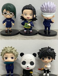 6 pièces/ensemble 8CM Jujutsu Kaisen Itadori Yuji figurines de dessin animé <span class=keywords><strong>Fushiguro</strong></span> <span class=keywords><strong>Megumi</strong></span> kuwisaki Nobara à collectionner en PVC - Product Image 3