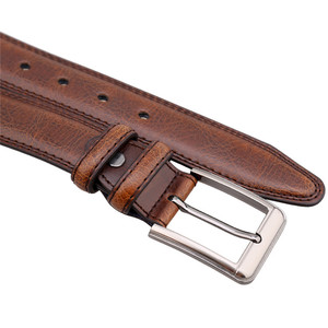 Fabrikgefertigter Herren-Gürtel aus Echtem Leder mit Dornschließe für den Täglichen Gebrauch – Hohe Qualität - Product Image 5