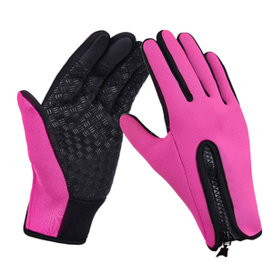 Guantes de Cuero Cortavientos con Cierre de Cremallera en Toda la Extensión de los Dedos para Alivio del Dolor de Artritis y Túnel Carpiano, Compresión, Uso en Verano, Unisex - Product Image 1