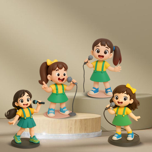 ฟิกเกอร์ตัวละครสาวน้อยแบบนิ่ม PVC ผลิตตามสั่ง ของเล่นโมเดลร้องเพลง 3 มิติ สินค้าอนิเมะ ของขวัญ กล่องสุ่ม ตุ๊กตา ผลิตจากโรงงาน - Product Image 4