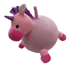 Juguetes inflables de animales saltarines, Bouncy Pals, pelota saltarina de dragón para niños, peluche rosa, pelota de yoga para montar - Product Image 4