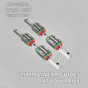 HGR15 HGW15CC HGH15CA 15mm Nouvelles guides linéaires à bas prix Rail de guidage linéaire pour les industries de vente au détail - Product Image 2