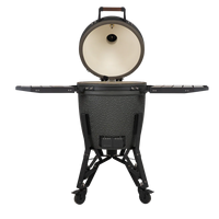 Barbecue au charbon de bois en céramique Kamado multifonction haut de gamme AUPLEX de 22 pouces (56 cm) pour la cour et le camping