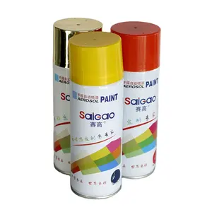 SAIGAO 450ml Aerosol geral barato tinta spray de alta temperatura para arranhões do carro tinta anticorrosiva galvanizada pintura superior