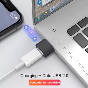 Siêu Nhanh Sạ<span class=keywords><strong>c</strong></span> Phổ Chuyển Đổi Dữ Liệu Loại <span class=keywords><strong>C</strong></span> Nữ Để USB2.0 Nam OTG <span class=keywords><strong>Adapter</strong></span> Cho Máy Tính Xách Tay - Product Image 5