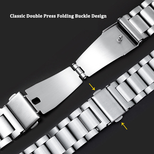 <span class=keywords><strong>Bracelet</strong></span> de montre en <span class=keywords><strong>acier</strong></span> inoxydable à trois maillons, argenté, à libération rapide, 18mm 20mm 22mm 24mm, pour <span class=keywords><strong>Seiko</strong></span> - Product Image 3