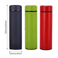 Thermos intelligent de 16 oz avec affichage de la température, bouteille d'eau en acier inoxydable avec logo personnalisé