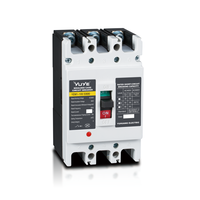 YEM1-125L MCCB Elektronik 3P 125A Casing Bakelite 400V Unit Trip Termal Magnetik CE untuk Kontrol Industri OEM CE CCC