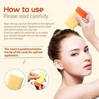 Outil de coiffage portable anti-frisottis hydratant pour femmes et enfants – Crème fixante pour les bords des cheveux en gros