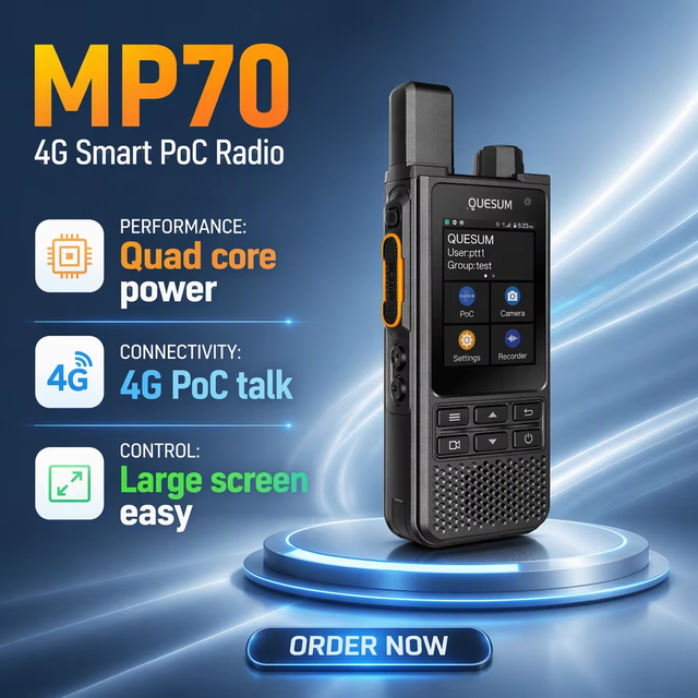 PTToC 4G/5G POC Walkie Talkie Zello HT POC Two Way Radio Android 4G Lte Smart Global Walkie Talkie with Sim Card
