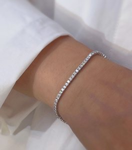 Xinfly - Brazalete de Oro Sólido de 18 Quilates con Diamante Natural Cuadrado de 3.0 Quilates FG, Joyería de Lujo, Regalo, Fabricante Directo - Product Image 6