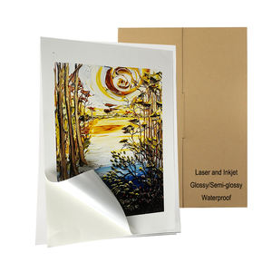 2024 imprimable étanche auto-adhésif brillant mat A4 vinyle autocollant papier PP papier étiquettes <span class=keywords><strong>feuille</strong></span> pour imprimante Laser à jet d'encre - Product Image 2
