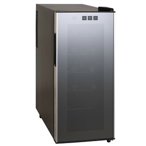 FUXIN:JC-33CLW.Table <span class=keywords><strong>nevera</strong></span> para vino con <span class=keywords><strong>12</strong></span> <span class=keywords><strong>botellas</strong></span>/enfriador de vino con marco de puerta de aluminio embellecedor - Product Image 3