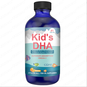 Prodotti di alto livello Omega 3 olio di pesce gocce liquide per bambini DHA gocce di alghe EPA supporto immunitario per la salute del cervello - Product Image 2