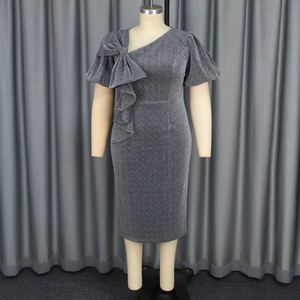 Prodotto più venduto temperamento pizzo cucitura vita alta banchetto abiti eleganti donna <span class=keywords><strong>sera</strong></span> - Product Image 3