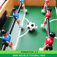 Mini table de football en MDF pour enfants, meilleure vente pour l'intérieur et les enfants, table multi-jeux unisexe avec logo personnalisé imprimé Gua de 10kg