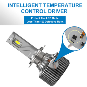 Instalación no destructiva H4 H13 9004 Car LED Headlight 130W 14000LM Bombilla Plug And Play sin errores - Product Image 5