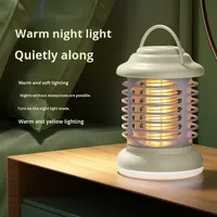 Nouvelle lampe de camping rechargeable, lumière nocturne intérieure et extérieure, lampe anti-moustiques électrique domestique, alimentée par USB