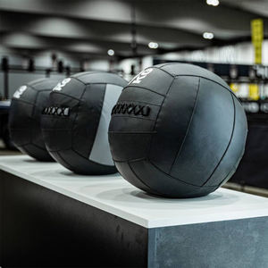 Balón Medicinal de Pared MKAS Personalizado de Alta Calidad con Carcasa de PVC Negro para Entrenamiento de Potencia, Balón Medicinal de Pared para Gimnasio de Competición de 2-12 kg - Product Image 3