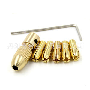 Jeu de mandrins de perçage en laiton Mr Drill 0,5-3,0 mm, serrage sans clé, queue droite, pour accessoires de perceuse - Product Image 1