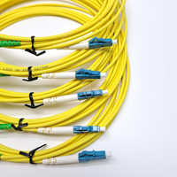 YOFC 10pcs Bulk Pack LC/UPC to SC/APC Singlemode Fiber Optic Patch Cord G657A1 Bend Insensitive 1m 3m 5m FTTH Yellow