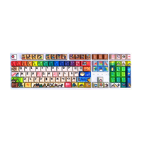 Clavier mécanique gaming pleine taille personnalisé, disposition 100 %, 108 touches, sans fil, tri-mode, batterie longue durée 10000 mAh, OEM/ODM