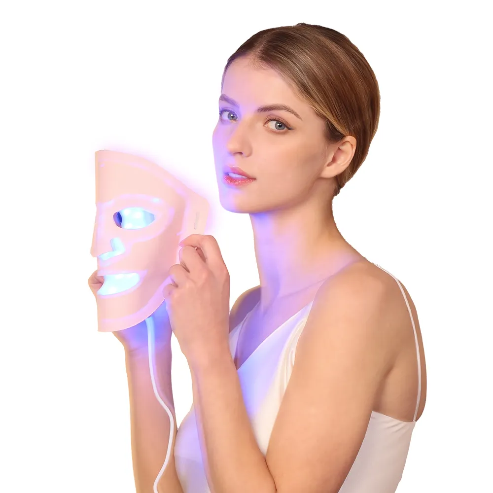 NEWDERMO FM01 Near Infrared Mascara Pdt 4 Color Photon Led Light Therapy Lamp Facial Masks Led Light Therapy Facial Machine