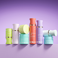 Ensemble bouteille et pot de crème pour le corps 50g 30ml 100ml rond unique de luxe pour soins de la peau