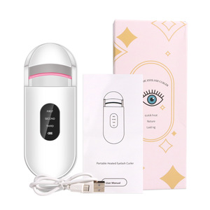 New Arrival Rechargeable <b>Heated</b> Eyelash <b>Curler</b> Portable Electric Lash <b>Curler</b> Beauty Makeup Tool - Product Image 1