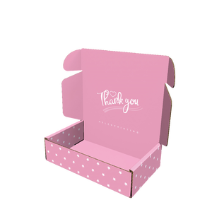 <b>Pink</b> Rigid <b>Gift</b> <b>Box</b> Rectangle Paperboard UV Printing Custom Logo Four-Color Design for <b>Gift</b> & Craft Packaging - Product Image 4