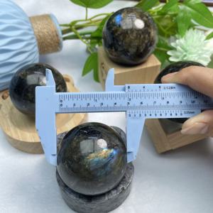 Sfera di Cristallo Naturale in Labradorite, Quarzo per Massaggi, Lucidatura, Guarigione, Decorazione Raffinata per Interni, Souvenir - Product Image 5