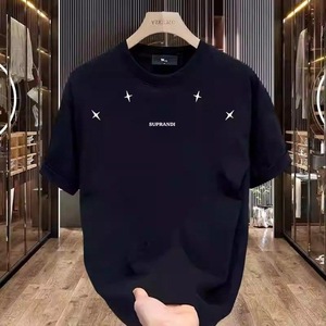 Maglietta estiva Hip Hop da uomo con Design Casual da uomo con stampa a stella t-Shirt da uomo - Product Image 1