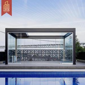 Pergola de jardin <span class=keywords><strong>6x4</strong></span> avec protection solaire et ventilation, moderne et élégante, pour jardin et bord de <span class=keywords><strong>piscine</strong></span>, pergola rétractable - Product Image 1