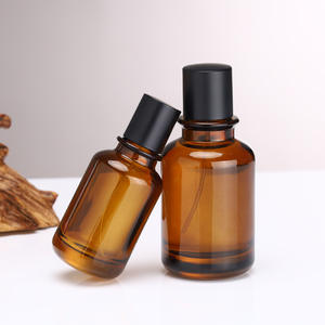 Flacone Spray di Lusso Vuoto in Vetro Ambrato da 30ML 50ML 100ML per <span class=keywords><strong>Olio</strong></span> Profumato con Erogatore a Crimpare per Profumo - Product Image 4