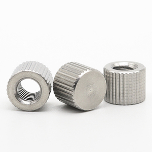M2 M2.5 M3 M4 M5 M6 Trou traversant Trou aveugle Acier au carbone Zinc Nickle Acier inoxydable Écrou moleté - Product Image 3
