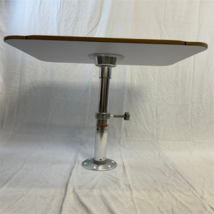 Rectangular Teak Tabletop <b>with</b> Star Pattern and Rounded Corners <b>Foldable</b> 510x750mm for Courtyard Yacht RV Marine Accessories - Product Image 3