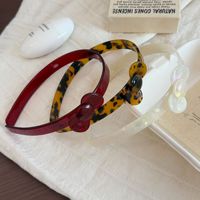 Serre-tête YJL personnalisé de haute qualité avec nœud papillon en acétate, antidérapant, rétro, élégant et tendance pour femme